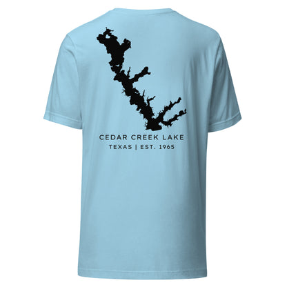 Cedar Creek Lake Tee - Texas Lakes Line