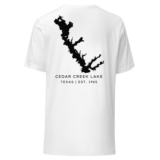 Cedar Creek Lake Tee - Texas Lakes Line